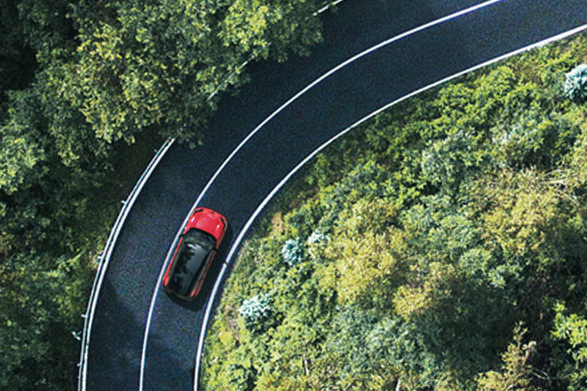 Toyota rav4 up top view