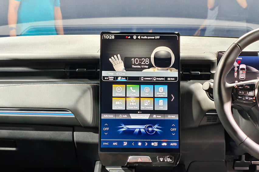 Honda e:n1 infotainment system