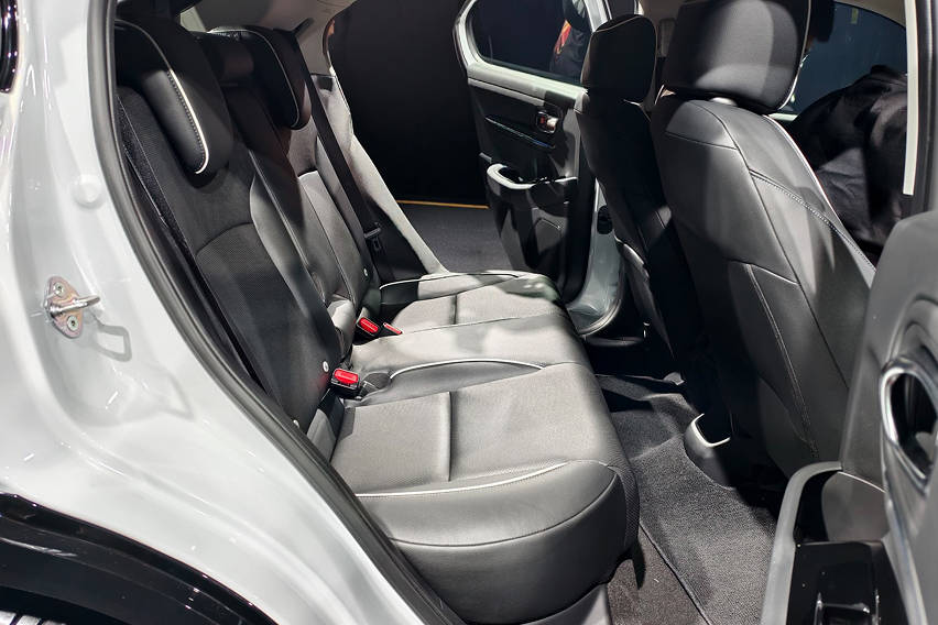 Honda e:n1 rear seats view