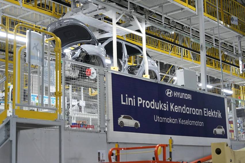 Produksi mobil listrik Hyundai Kona Electric dan Ioniq 5