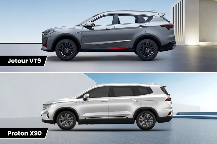 Jetour VT9 vs Proton X90