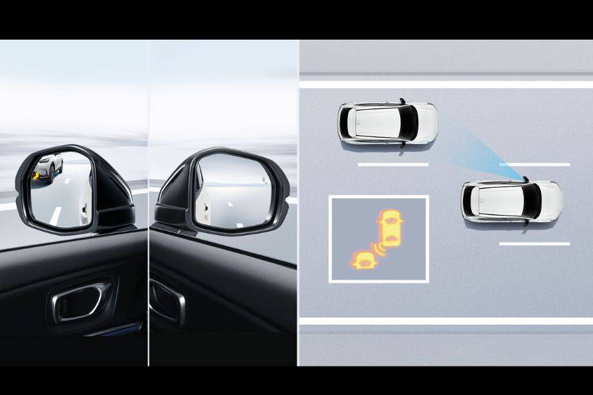 Honda e:N1 Blind spot monitoring