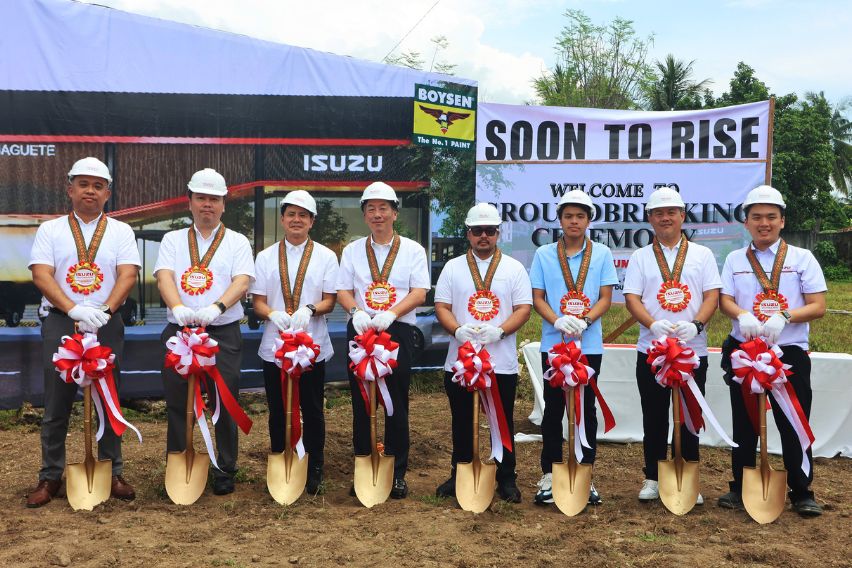Isuzu PH starts new Dumaguete dealership construction