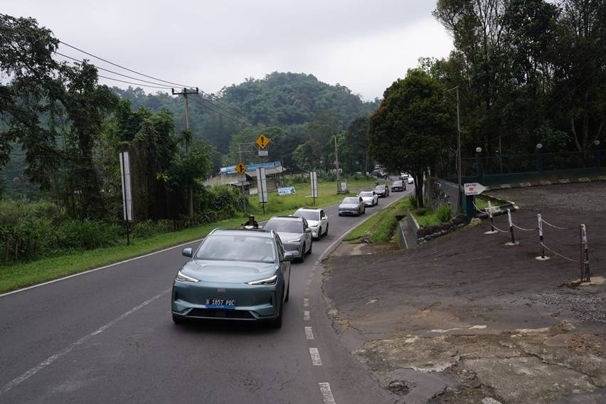 Test drive Geely EX5 Jakarta-Bandung