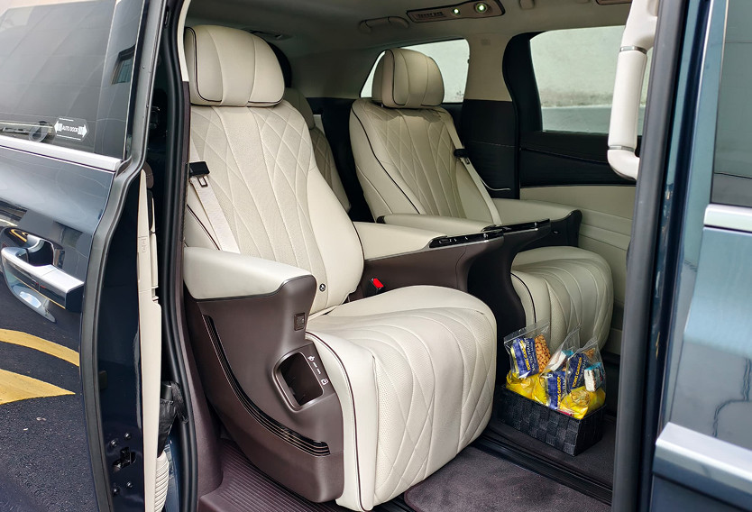 Denza D9 captain style seats