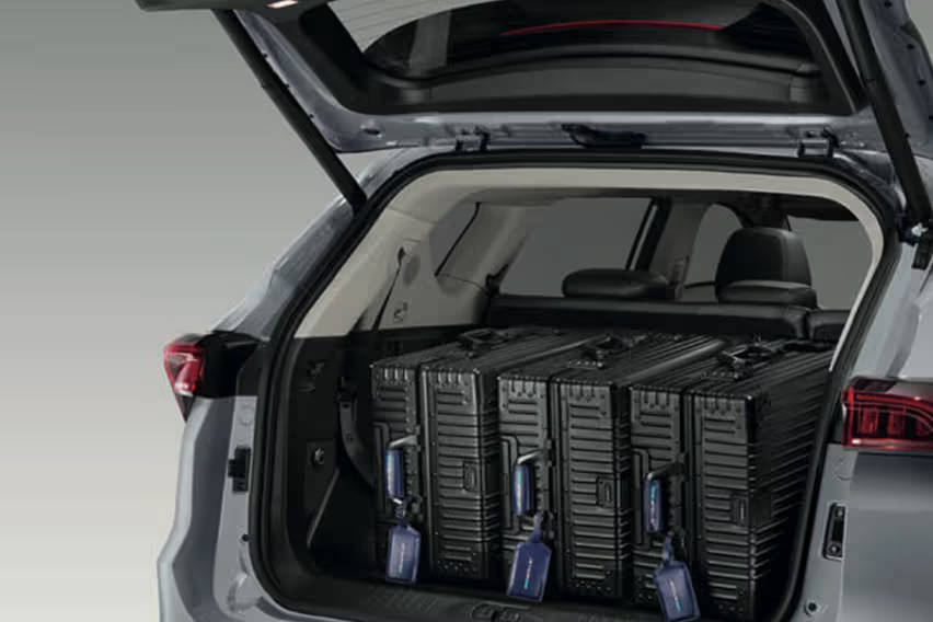 Jetour VT9 trunk space