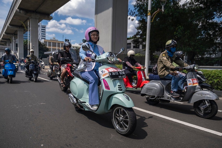 Vespa at Jakarta Mods MayDay