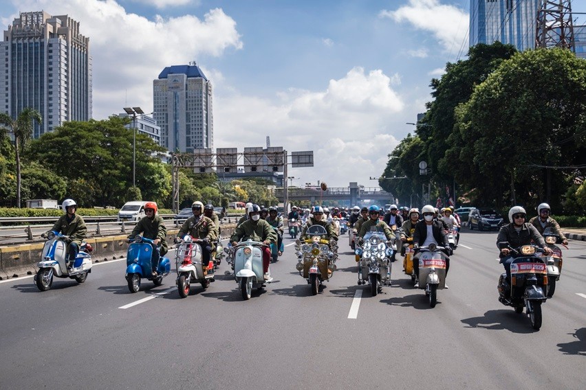 Vespa at Jakarta Mods MayDay