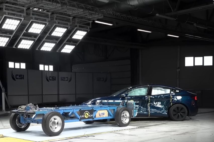Tesla Model 3 crash test