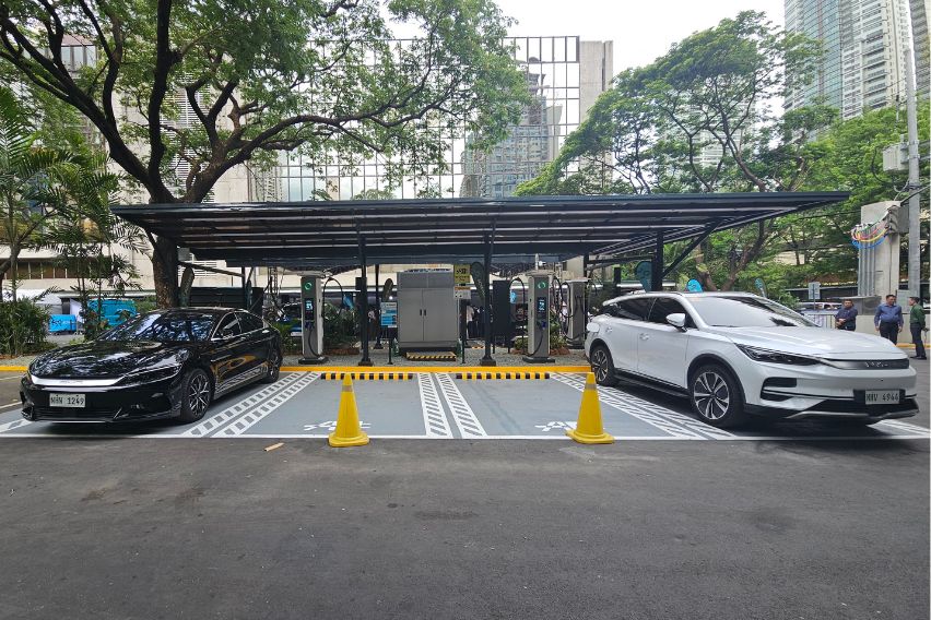 ACMobility EV charging station Makati City
