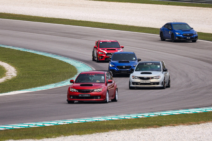 Subaru 2025 trackday front view