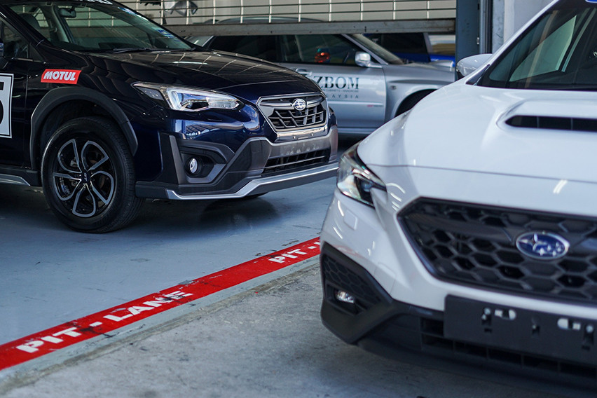 Subaru 2025 trackday front view