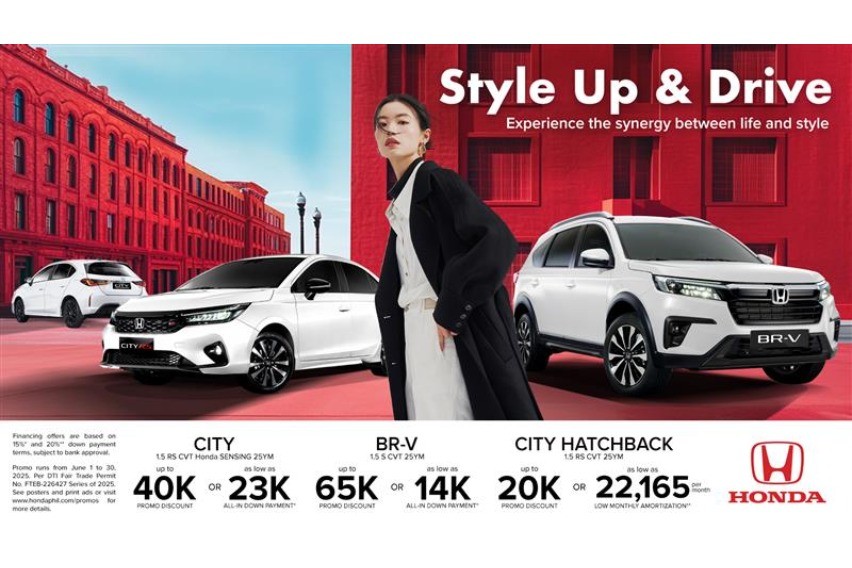 Honda Cars PH launches ‘Style Up & Drive’ promo