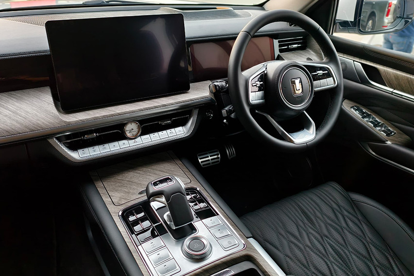 GWM Tank 500 infotainment view