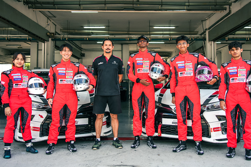 Toyota Vios Challenge Malaysia rookies front view