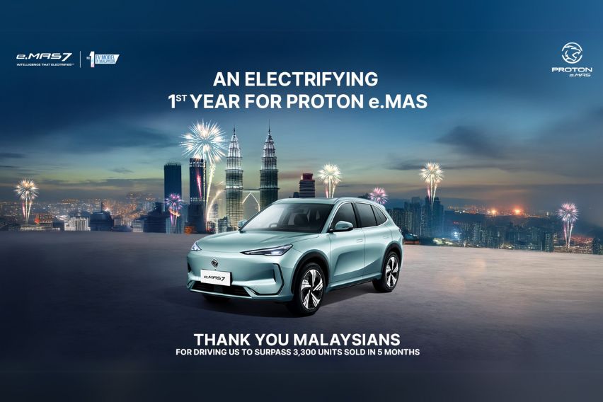 Proton e.MAS 7 becomes Malaysia’s fastest-selling EV; brand celebrates 1st anniversary
