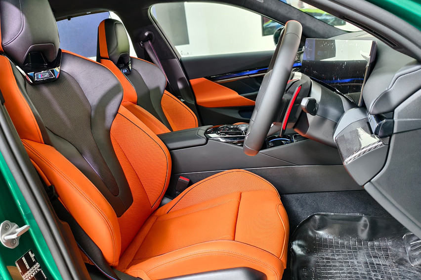 BMW M5 interior