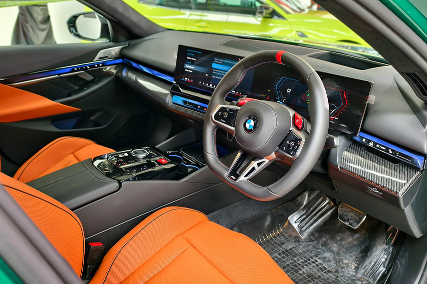 BMW M5 interior