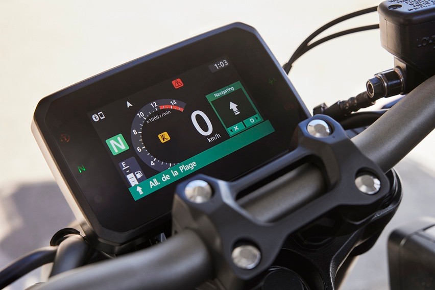 layar instrumen Honda CB650R