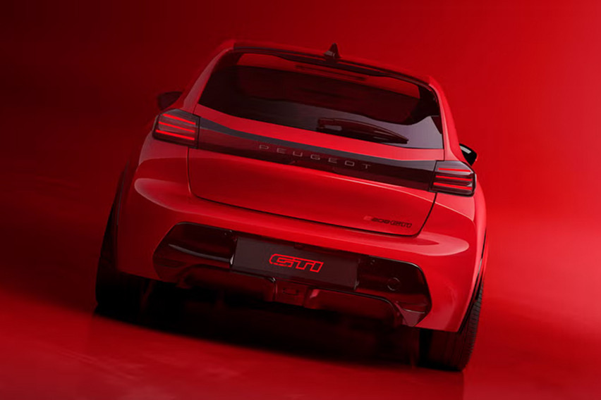Peugeot E-208 GTi rear