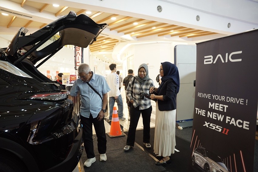 Pameran BAIC X55 II di Medan