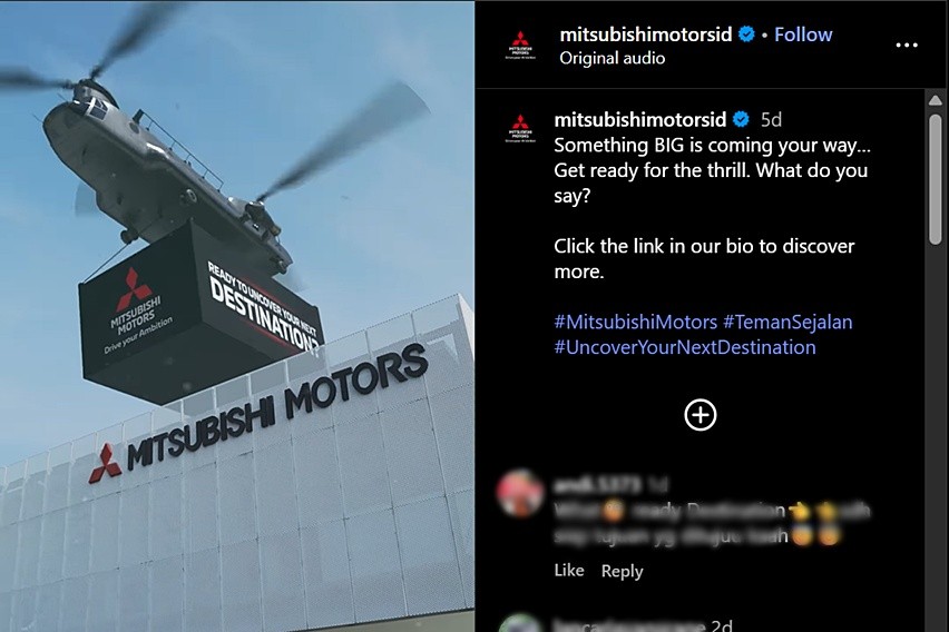 Teaser Mitsubishi DST Destinator
