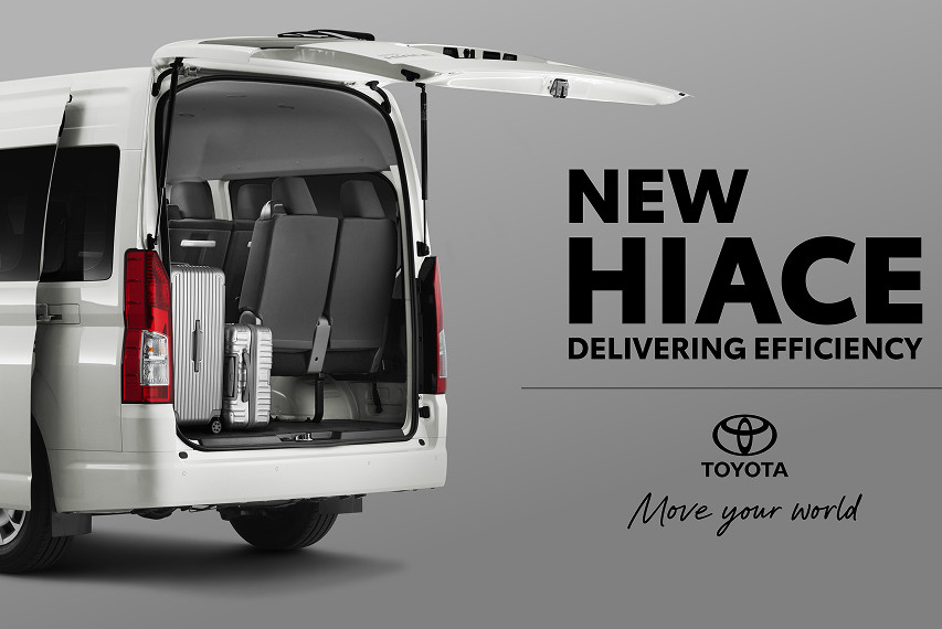 Toyota Hiace SLWB rear view