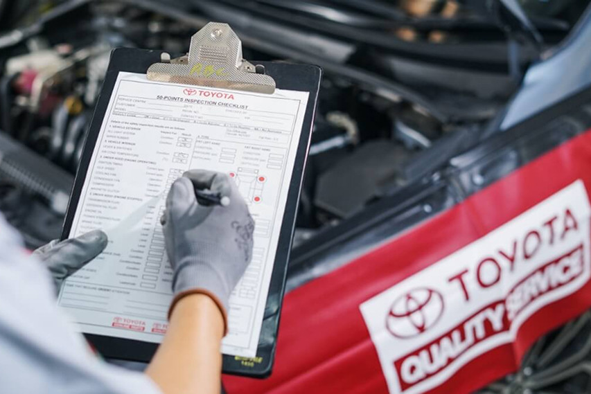 Toyota Service centre front view