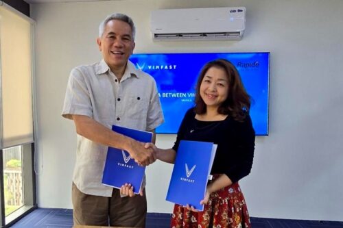 VinFast PH teams up with Rapidé to expand service network