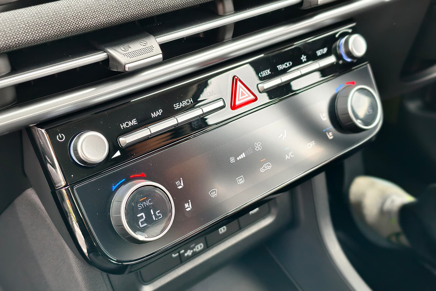 Hyundai Tucson ac controller view