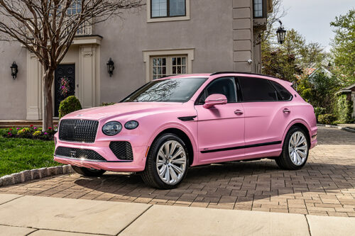 Bentley dresses up Bentayga in bespoke pink hue