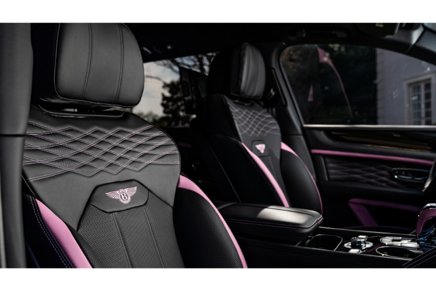 Bentayga EWB Mulliner in Candy Pink