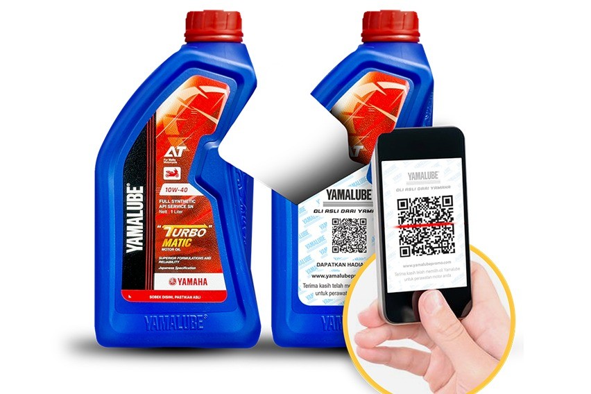 Barcode oli yamaha asli