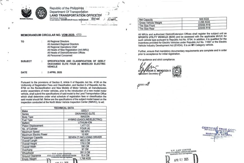 Geely Okavango Elite