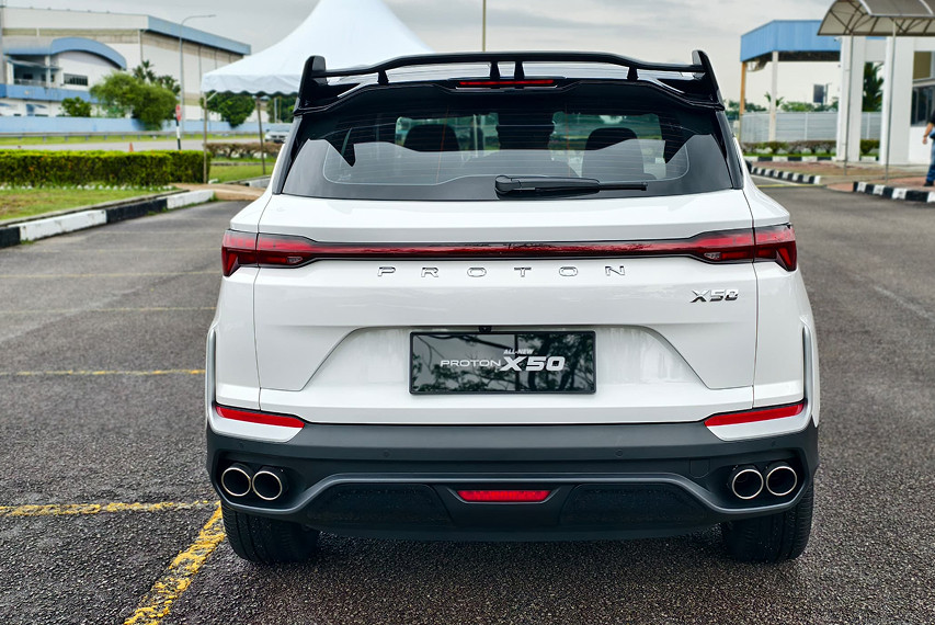 2025 Proton X50 rear view
