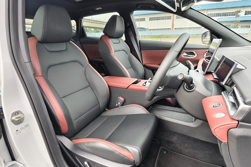 2025 Proton X50 front seats