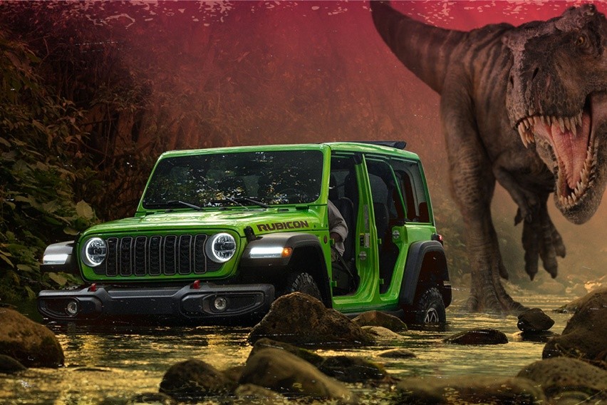30 Tahun Kolaborasi, Jeep Wrangler Muncul Lagi di Jurassic World Rebirth