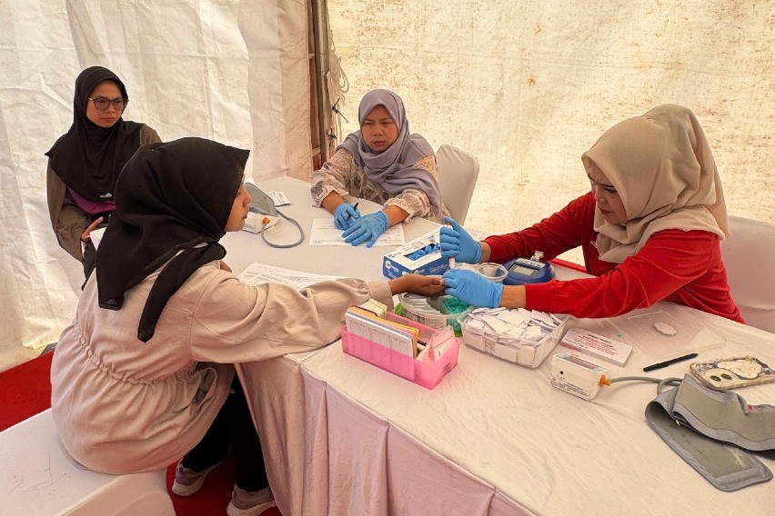 mulai dari posyandu sampai cek kesehatan ada di DKS Palembang 2025