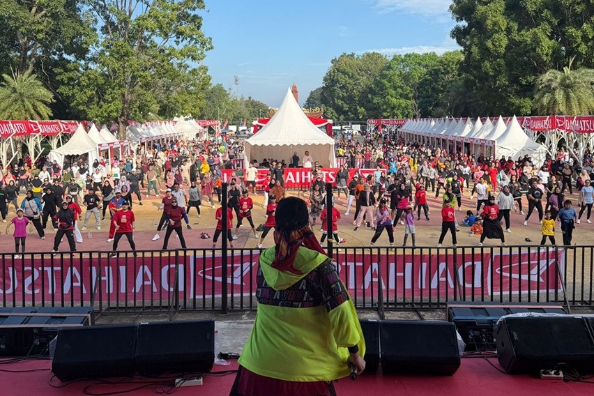 Zumba di DKS Palembang 2025