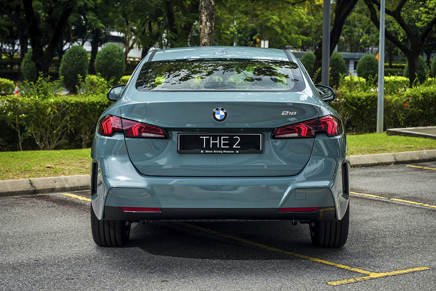 BMW 218i rear view