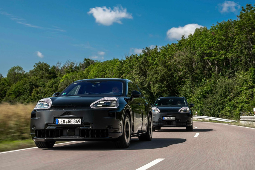 Porsche Cayenne EV front view