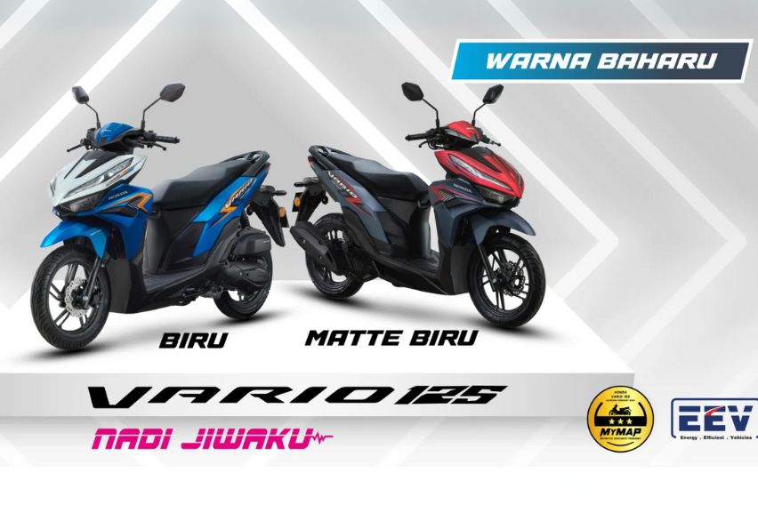Honda Vario 125 gets a splash of new colours in Malaysia