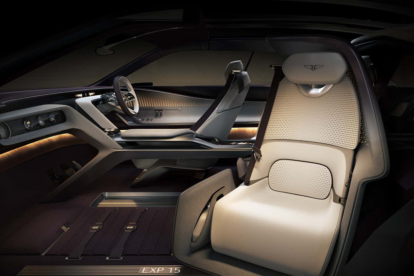 Bentley EXP 15 Concept seat rotation