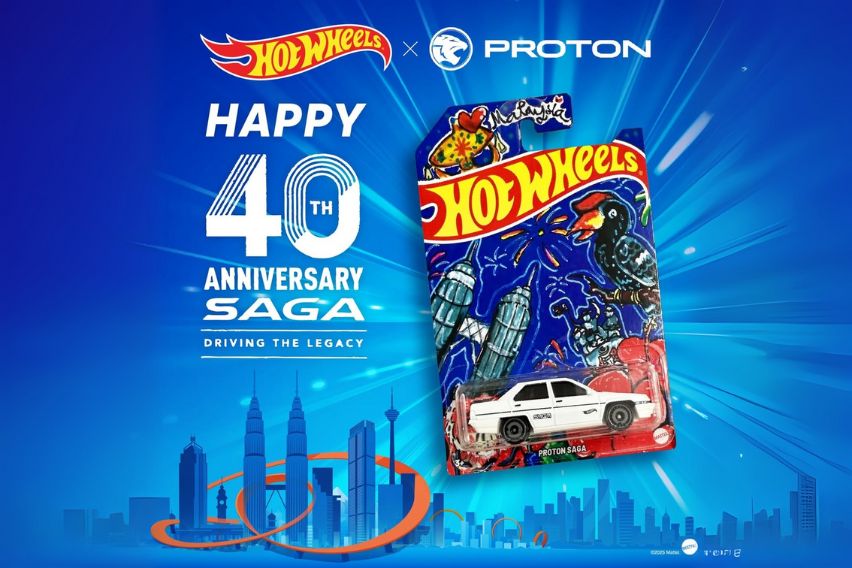 Special Edition 2025 Hot Wheels Proton Saga now available - Grab yours today!