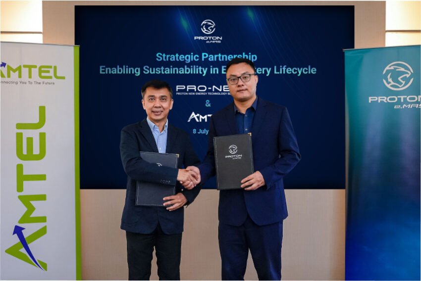 PRO-NET, Amtel team up to tackle EV battery waste as Proton e.MAS 7 sales climb