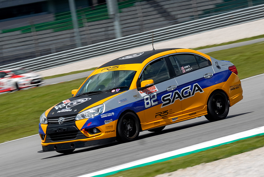 Proton Saga side profile view