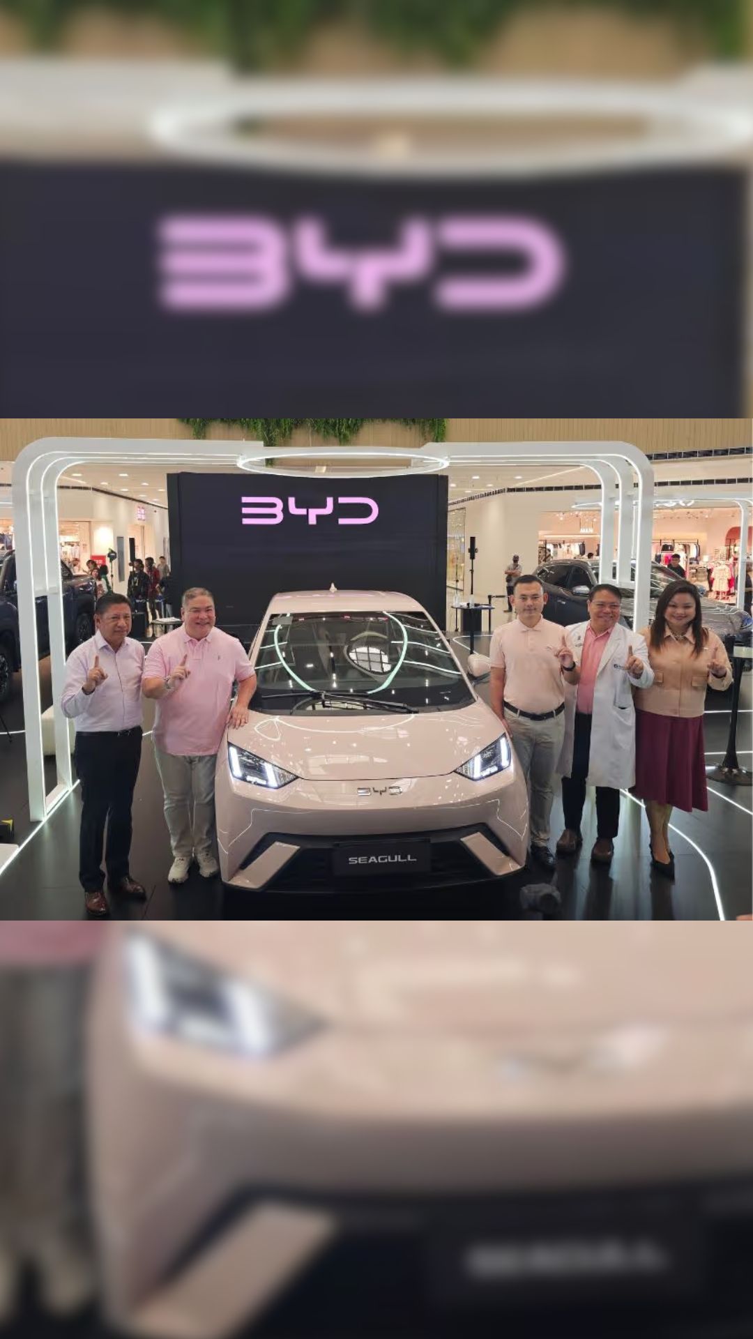 Lemon Color Car BYD Cars PH launches limited-run Seagull in Seashell Pink hue