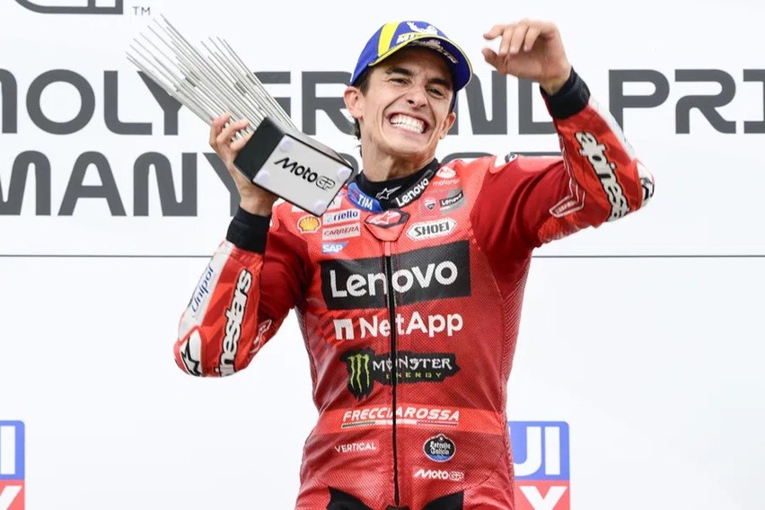 MotoGP Jerman 2025: Marc Marquez Menang Mudah dan Selebrasi Aura Farming