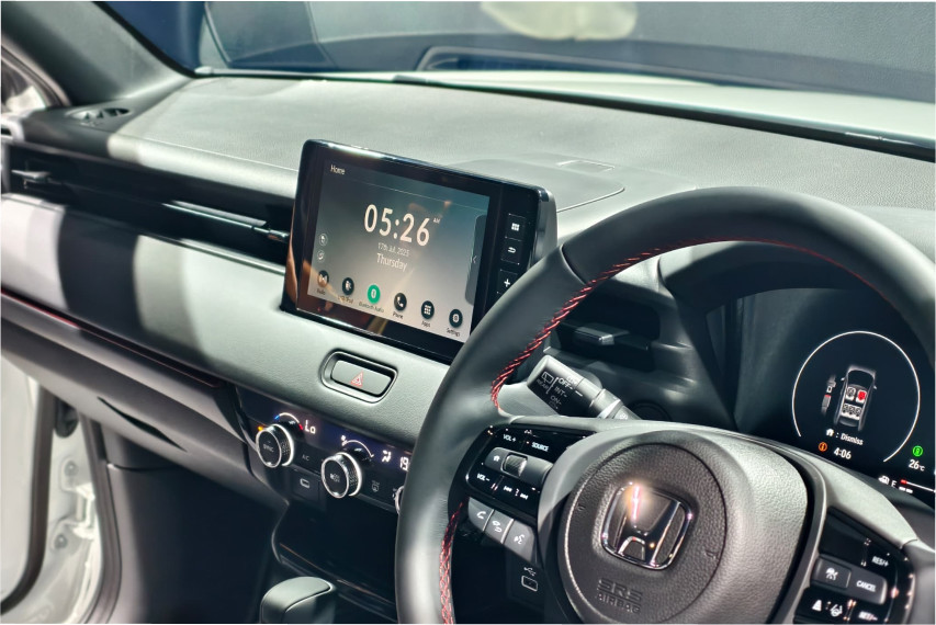 Honda HR-V infotainment screen view
