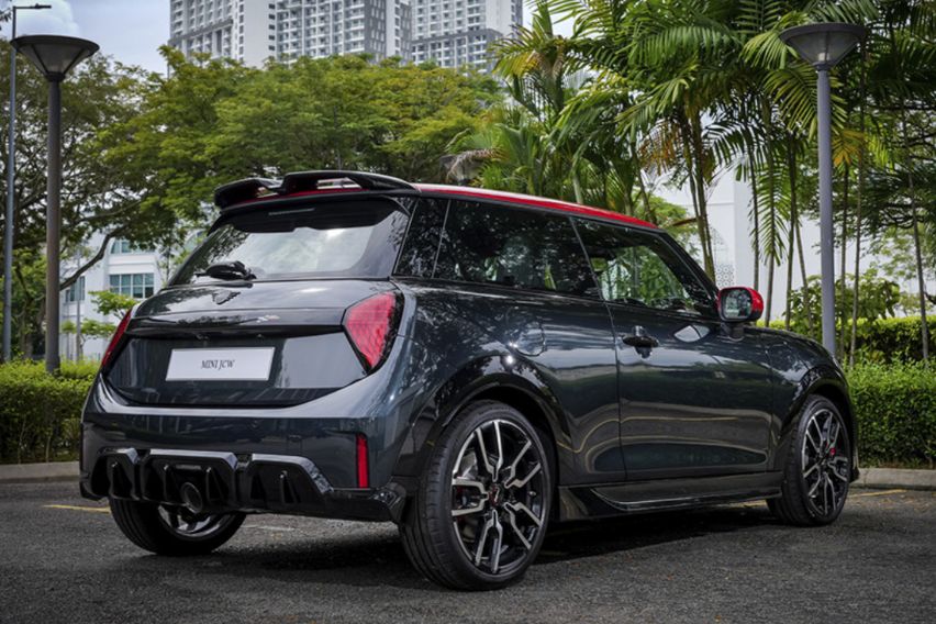 MINI JCW rear view